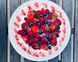A picture of step 11 of Strawberry Cake with Cream Cheese Frosting 🎂.
