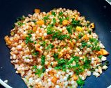 A picture of step 9 of Sabudana Khichdi.