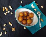 A picture of step 9 of Gulab jamun.