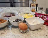 Foto del paso 1 de la receta: Kit-kat brownie cheesecake