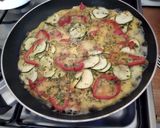 1950. Cukkinis paprikás omlett reggelire 😋 recept fázis 4 fotója