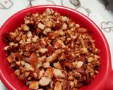 Gambar langkah 3 resipi Sambal kacang tauhu.