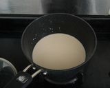A picture of step 3 of Soy milk gelatine cheesecake.