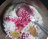 A picture of step 3 of Red Velvet Waffles.