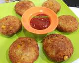 Corn Chick peas Cutlets (tikki) recipe step 9 photo