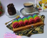 Cara Membuat Mini Roll Rainbow Cake Gluten Free 11