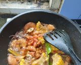 Foto langkah ke 6 dari resep Udang Cumi Saos Padang Sedap Mantap.