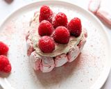 Une image de l'étape 4 de Mini charlotte à la framboise (pour 2).