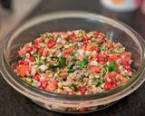 A picture of step 9 of Sprouted Bhel.