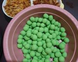 Foto langkah ke 2 dari resep Bubur Candil pandan ubi putih.