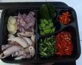 Foto langkah ke 1 dari resep Cumi Asin Pedas.