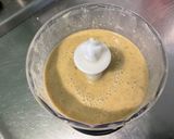 Une image de l'étape 9 de Marinade moutarde ail chèvre basilic au bouillon de champignons.