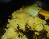A picture of step 4 of Chicken potato pin wheel.