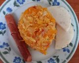 Foto del paso 4 de la receta: Huevos pericos con zanahoria