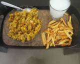 Potato khichdi French fry with buttermilk recipe step 2 photo