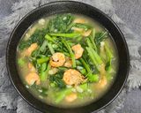 Foto langkah ke 4 dari resep Kailan Cah Udang.