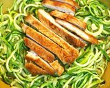Pas rețetă Spaghete de Zucchini cu piept de curcan 🦃 1 fotografie