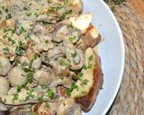 Une image de l'étape 9 de Filet mignon de porc sauce crème et champignons.