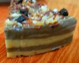 A picture of step 15 of Zebra bread pudding.