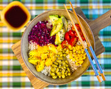Foto del paso 5 de la receta: 🇺🇸 POKE BOWL vegetariano (Hawai)