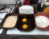 A picture of step 1 of Fried Goat Cheese with Toast.
