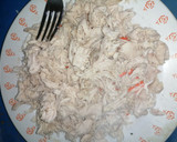 Foto del paso 4 de la receta: Panqueques de espinacas con pollo y salsa de queso