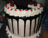 Foto langkah ke 8 dari resep Chocolate Sponge cake for birthday base cake.