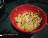 A picture of step 3 of Moong dal bhajiya.
