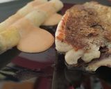 Foto del paso 7 de la receta: Mero del Pacífico a la Plancha con Espárragos Blancos y Mayonesa de Kimchi y Soja