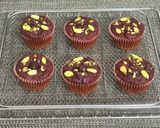 A picture of step 13 of Eggless Beetroot Muffins – Naturally Pink, Wholesome & Nutty.