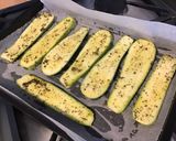 Une image de l'étape 4 de Courgettes blanches façon bruschetta.