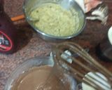 A picture of step 3 of Chocholate pancake.