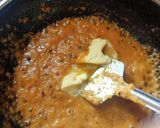A picture of step 4 of Pudina paneer.