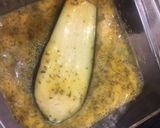 Foto del paso 3 de la receta: Milanesa de berenjenas con revuelto de zapallito y zucchini con queso