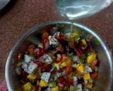 A picture of step 3 of Dragon fruit salsa.