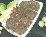 عکس مرحله 1 از دستور کوکو سبزی مغز دار