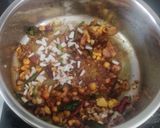 A picture of step 4 of Paruppuarisi saatham.
