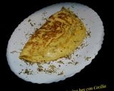 Foto del paso 5 de la receta Omelette de queso con orégano
