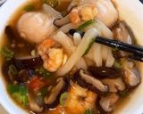 Hình bước làm 4 của món Bánh canh tôm nấm
