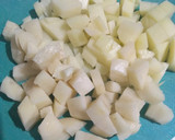 A picture of step 2 of Pork Picadillo with Pico de Gallo and Potatoes.