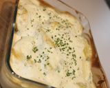 Une image de l'étape 5 de Gratin de pomme de terre au boursin.