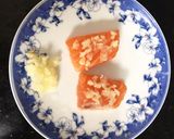 A picture of step 2 of Salmon with Egg and Cheese Sauce (BLW).