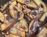 Hình bước làm 3 của món Cà tím kho đậu hũ