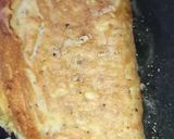 A picture of step 8 of Fluffy Cheese Omelette With Black olives 😋🥚🍽️.