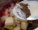 A picture of step 2 of Babugosha fruit punch.
