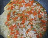 Foto langkah ke 3 dari resep Pizza telur veggie.