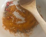 A picture of step 1 of Turmeric cauliflower soup - vegan.