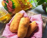 Foto langkah ke 11 dari resep Roti Goreng isi Pisang Coklat Keju (1260).