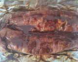 Foto del paso 4 de la receta Solomillo de Cerdo en Papillote con Salsa Hoisin, Naranja y Miel, con Patatas rústicas