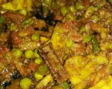 A picture of step 8 of Sahi veg biryani.
